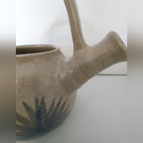 Sonny Fletcher Delph Blue Daisy vintage pottery pitcher W/ lid - Picture 5 of 11